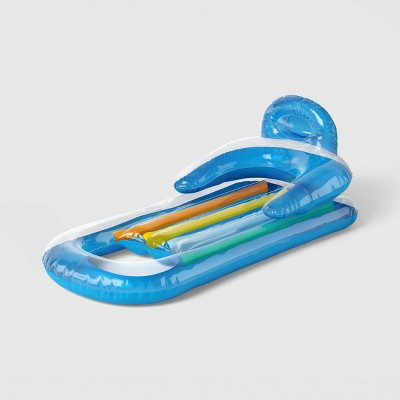 Relaxing Lounge SMS Water Floats and Inflatables - Sun Squad™ Blue | Target