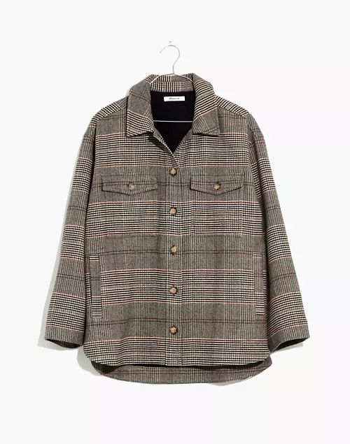 Bonded Flannel Shirt-Jacket in Cohancy Plaid | Madewell