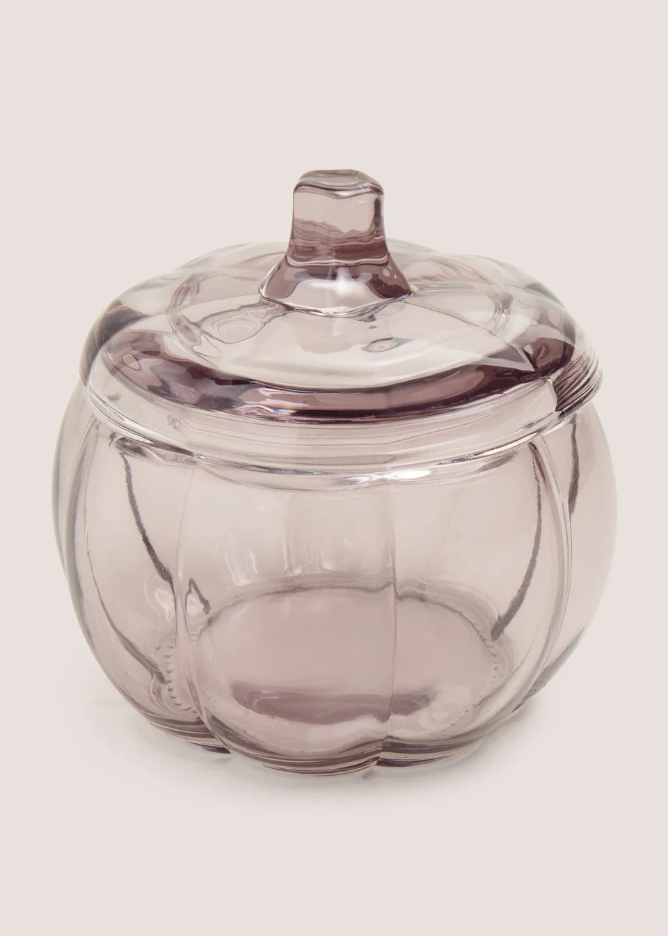 Glass Pumpkin Storage Jar (11cmx12cm) | Matalan (UK)