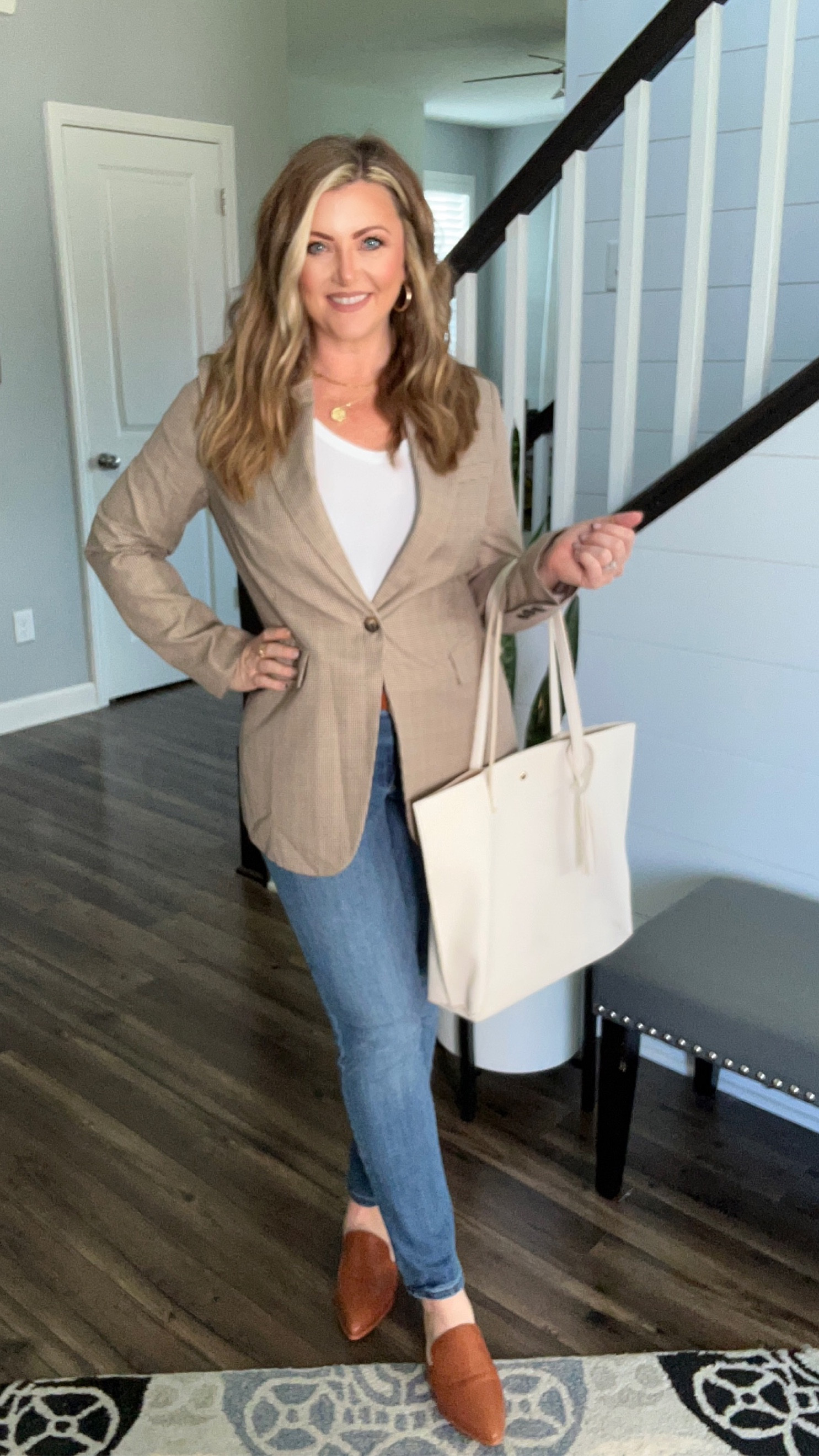 AMAZON - Work Outfit Inspo!
Stats: 150 lbs, 5’3”
I’m wearing a M in all.  Fits TTS

#LTKworkwear #LTKstyletip #LTKshoecrush