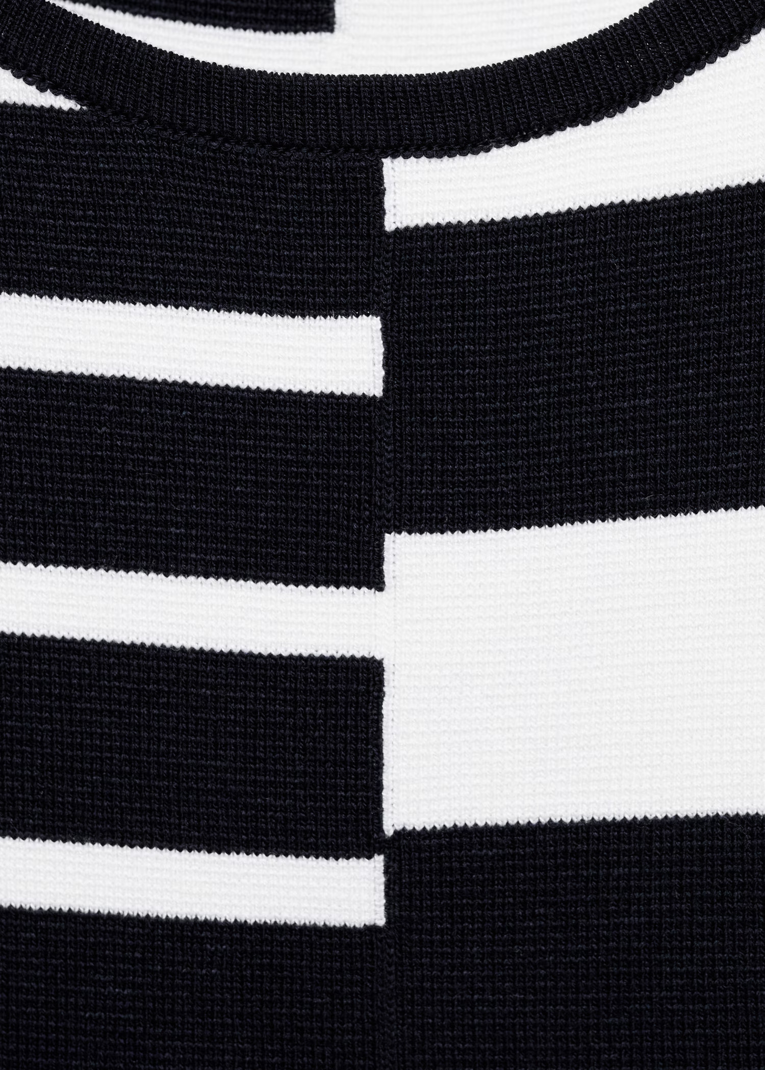 Knitted dress with combined stripes - Women | MANGO USA | Mango (US/MX/AU)