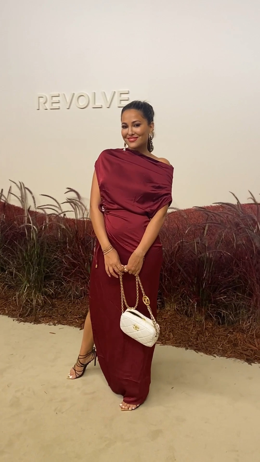 Felt Absolutely Feminine In This @Revolve Look For #REVOLVEgallery 💫

From reels video posted 09/12/2022 

Outfit Details: 
Bag - old from @chanel 
Earrings- old from @chanel 

All alternatives are linked below ✨ 

#LTKSeasonal #LTKstyletip #LTKU