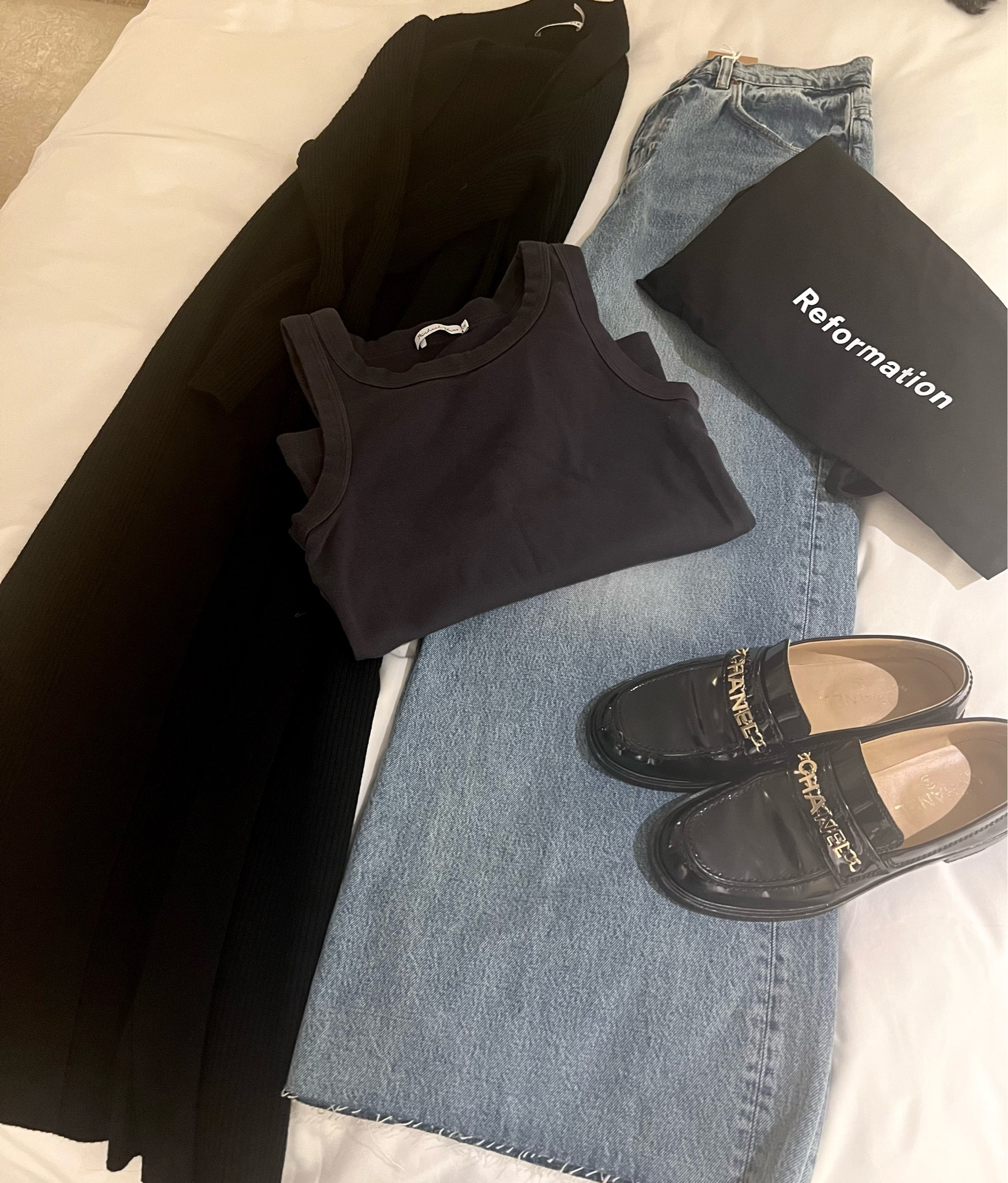 Easy spring outfit idea.  Wide leg Jean, tank, duster and a great loafer.  I’m loving these Reformation super wide legs. This is my favorite tank, and I’ve linked some dusters I love. 

#LTKFind #LTKstyletip #LTKSeasonal