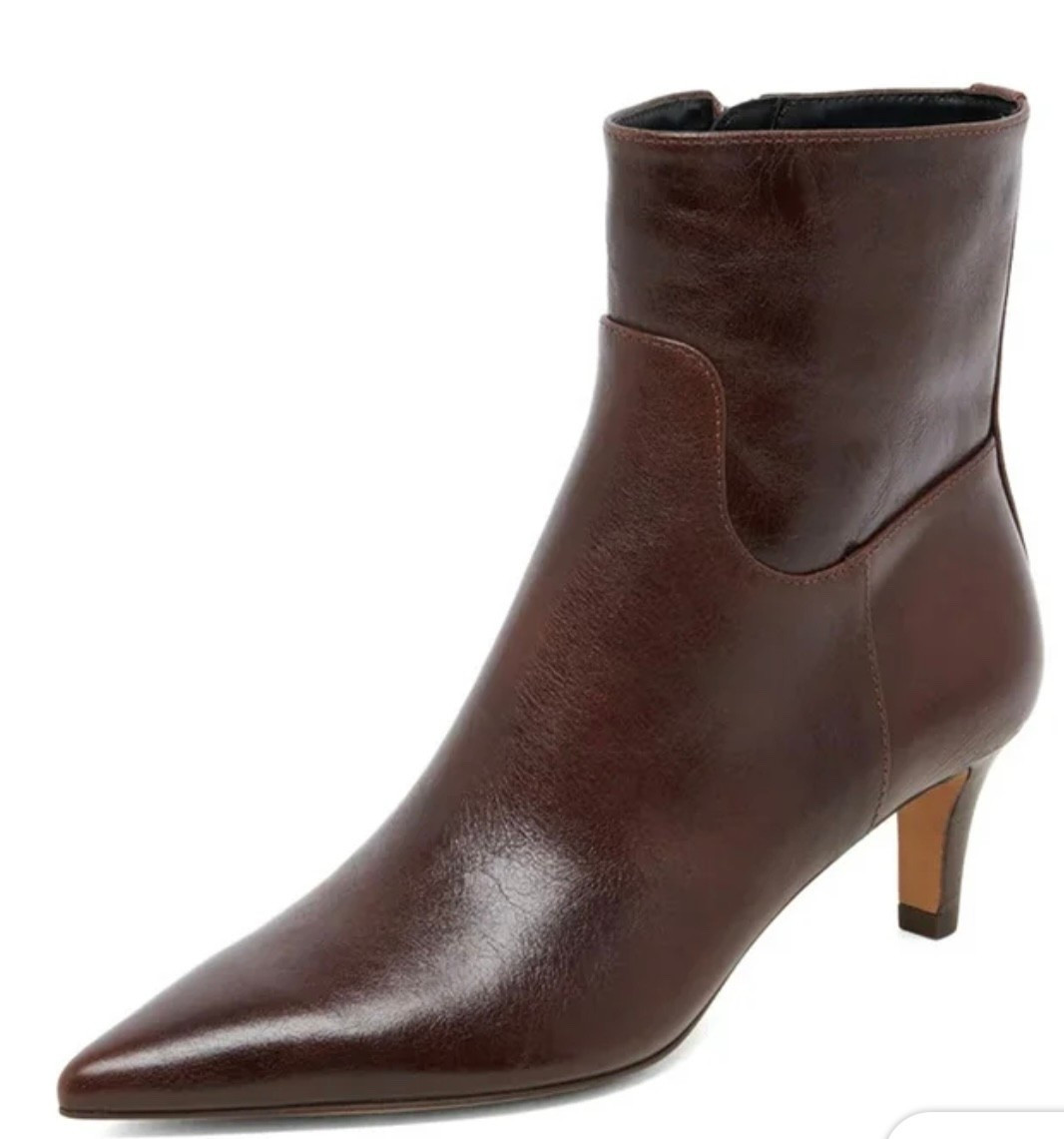 The perfect kitten heel fall bootie heel up to size 16! 

#LTKSeasonal #LTKSaleAlert #LTKShoeCrush