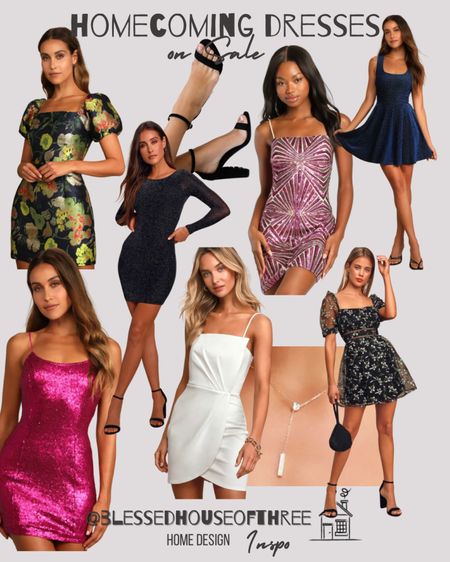 These homecoming dresses are on sale and so cute. Also can be used as a fall wedding guest dress

Suede ankle strap heels / formal dresses / bar necklace / affordable dresses / mini white dress / mini black dress / floral dress / pink dress / one shoulder dress / sequin dress / sleeveless dress

#LTKparties #LTKwedding #LTKsalealert