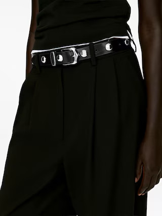 Studded Leather Belt – Black – Women – ARKET GB | Arket UK