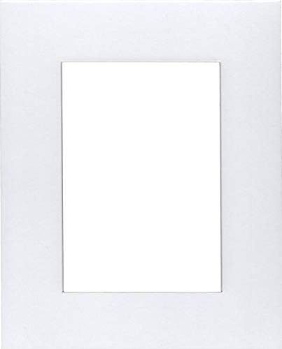 Pack of (2) 16x20 Acid Free White Core Picture Mats Cut for 11x14 Pictures in White | Amazon (US)