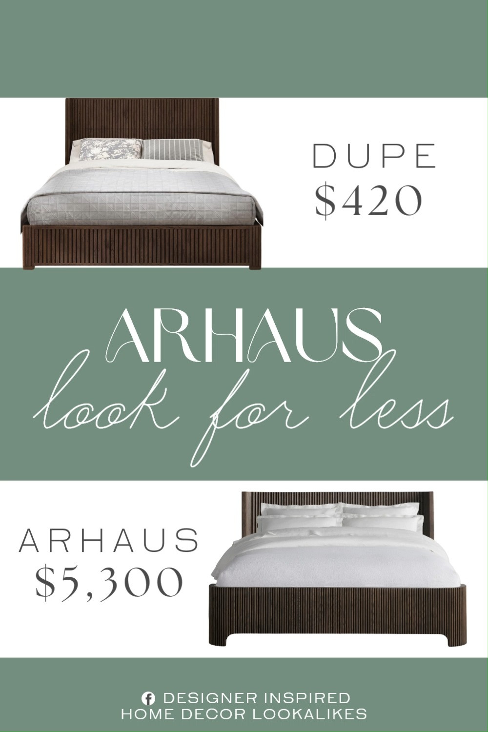Inspired by Arhaus Bed. Solid Wood Bed Frame. Platform Bed with Wingback Headboard. Modern Platform Bed. Queen Size Platform Bed. Wingback Headboard Bed. Modern Classic Bedroom. Minimalist Bed Frame. Sturdy Wooden Bed Frame. 

Home more affordable option find copy cat similar look for less budget friendly affordable cheap cheaper beautiful pretty. Clearance sale coupon code discount code promo code luxury lookalike look a like Inspo inspiration inspired by idea ideas Love like these? I share multiple every day in my FB group.
#arhausinspired #platformbed #bedframe #bedroominspo #modernbedroom #furniturefinds #solidwoodbed #queenbed #wingbackheadboard  

 #LTKHome
