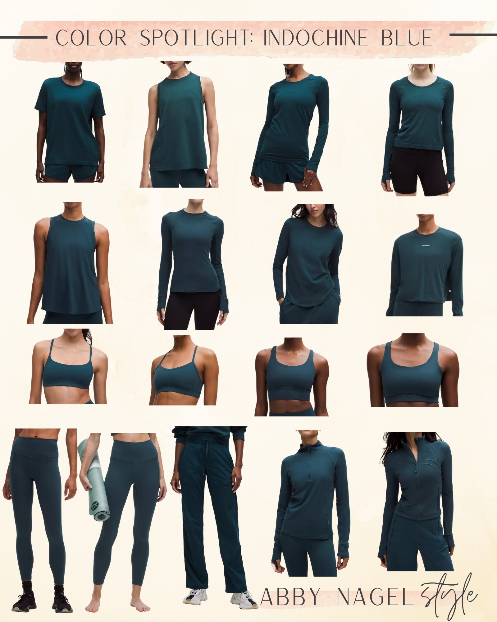 My favorite color at Lululemon — warm navy for Autumns.  Works for Summers too!