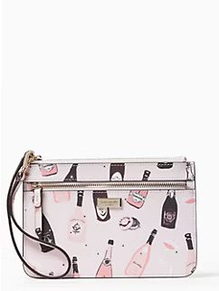 shore street tinie champagne wristlet | Kate Spade Outlet