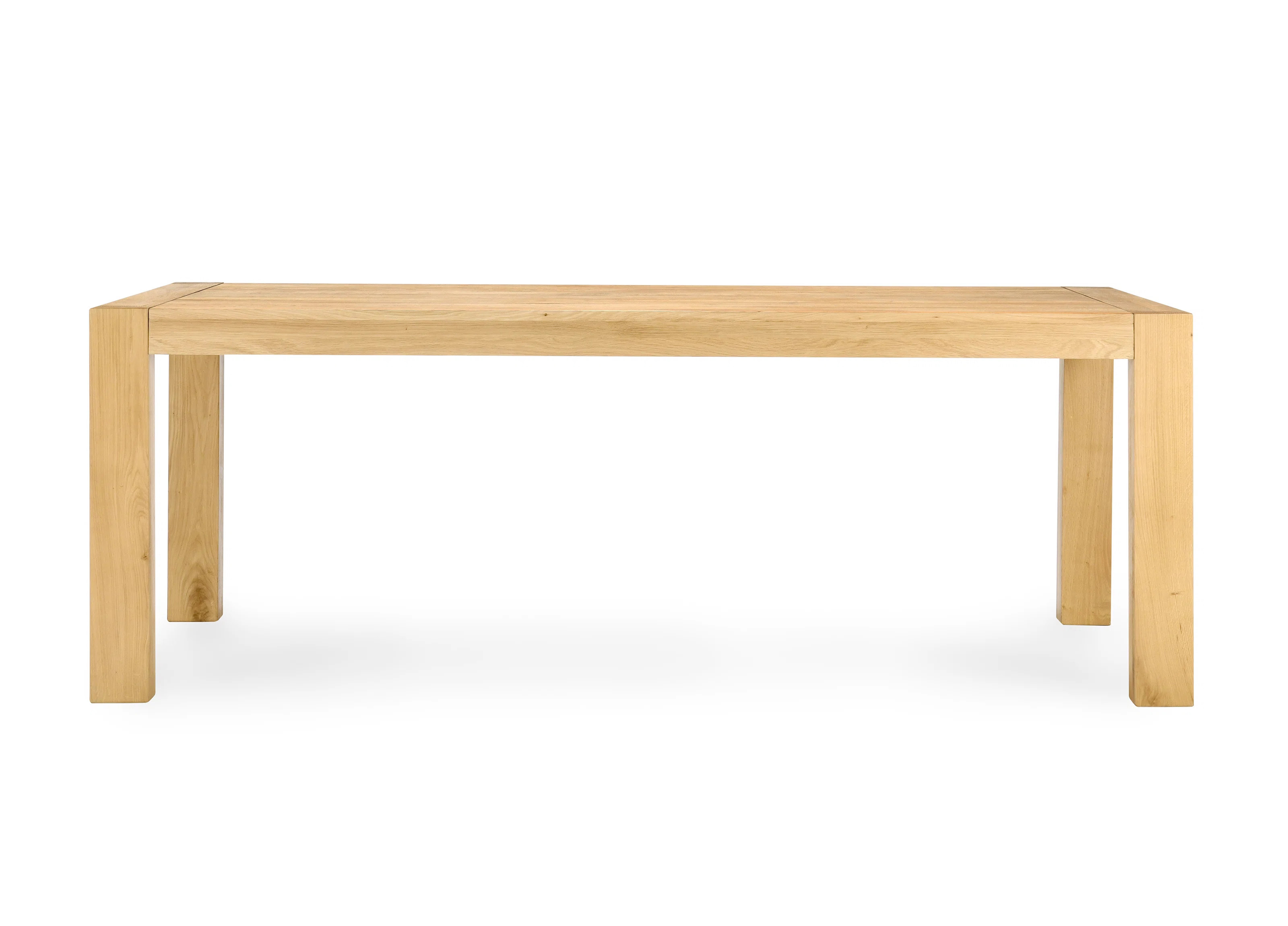 Block 84" Solid Wood Dining Table | Wayfair North America