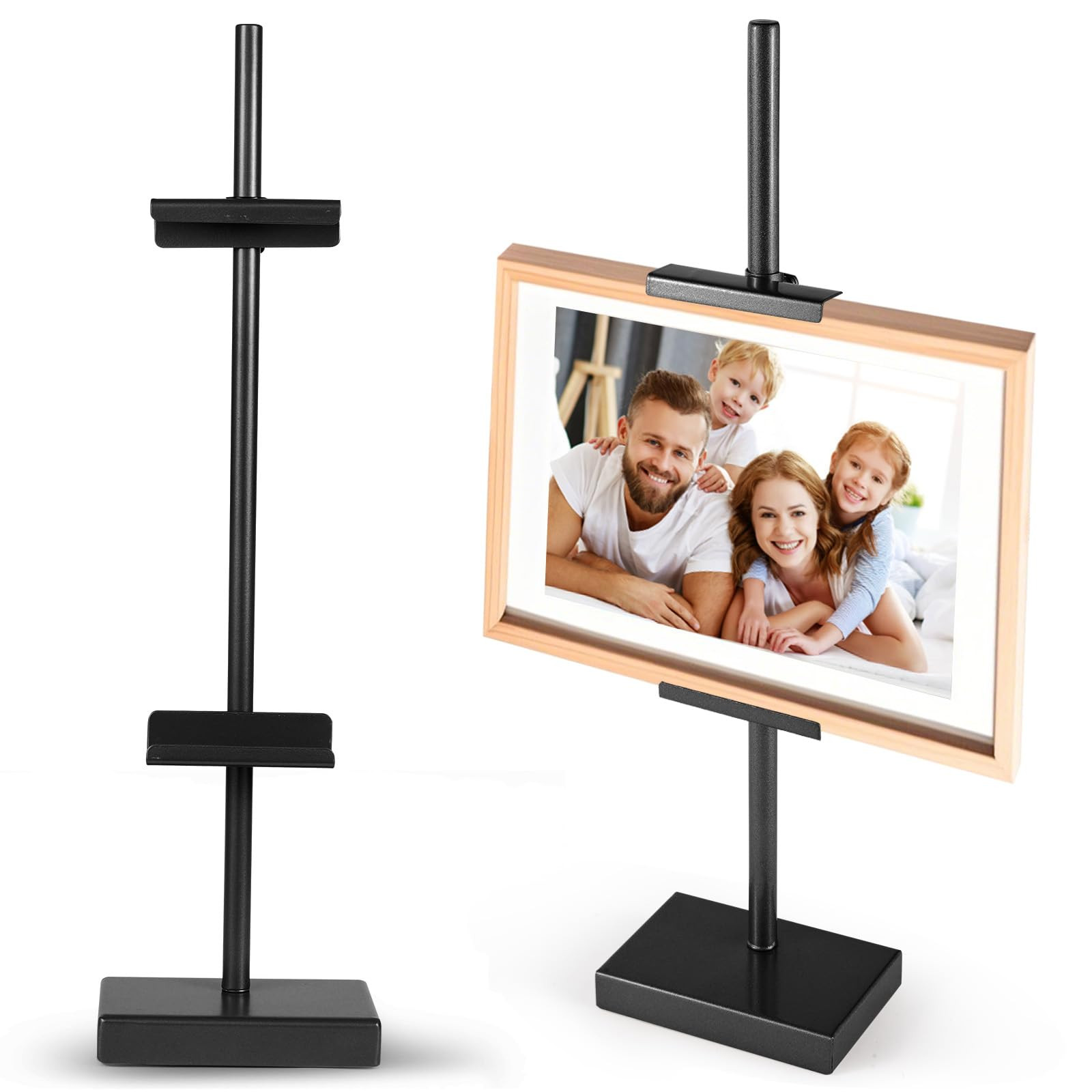 dakewang 1pcs Adjustable Tabletop Easel Stand for Picture Frames, Picture Easels for Display, Gol... | Amazon (US)