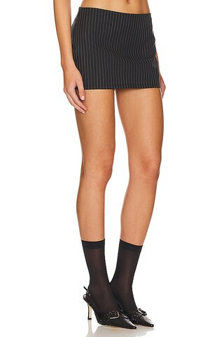 Moa Mini Skirt in Black | Revolve Clothing (Global)