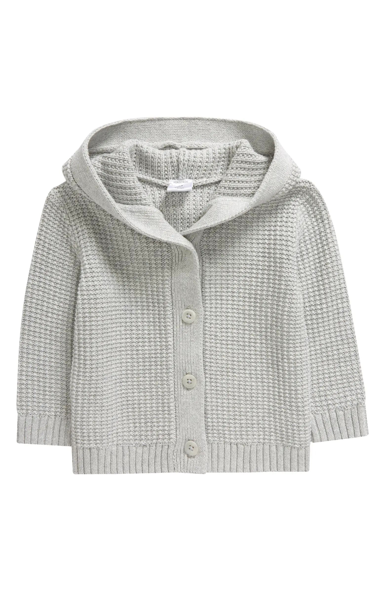 Nordstrom Core Hooded Cotton Cardigan | Nordstrom | Nordstrom