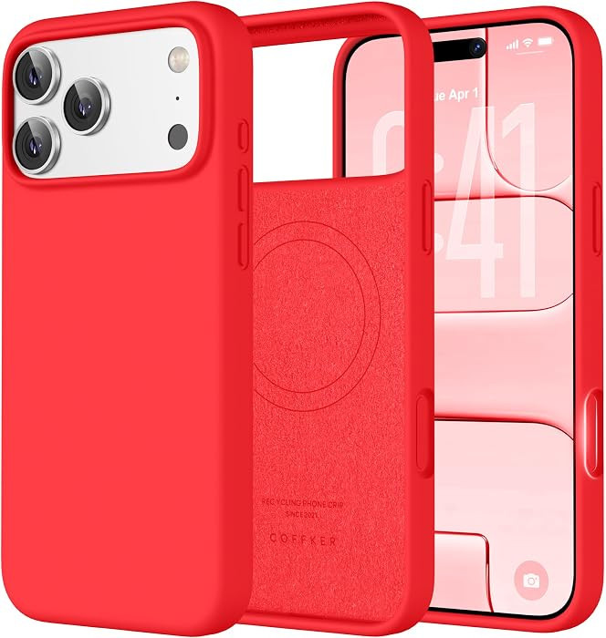 Magnetic for iPhone 18 Pro Max /17 Pro Max Case, Red | Amazon (US)