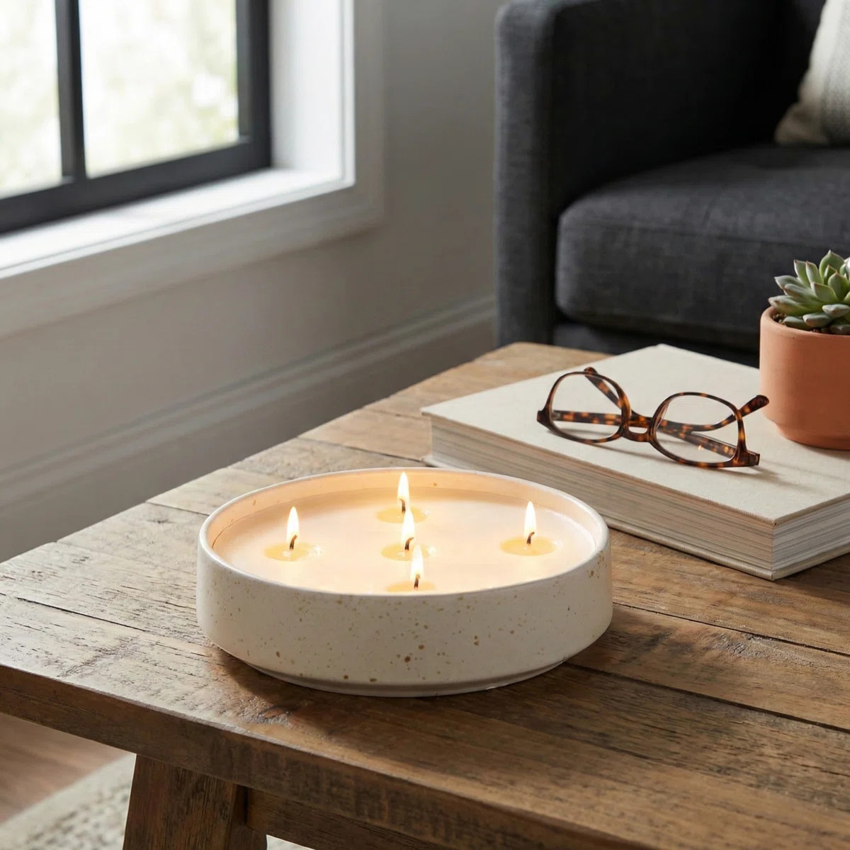 Decorative Ceramic Scented Candles Candle For Living Room - Modern Decor Fragrance Accent For Bed... | Wayfair North America