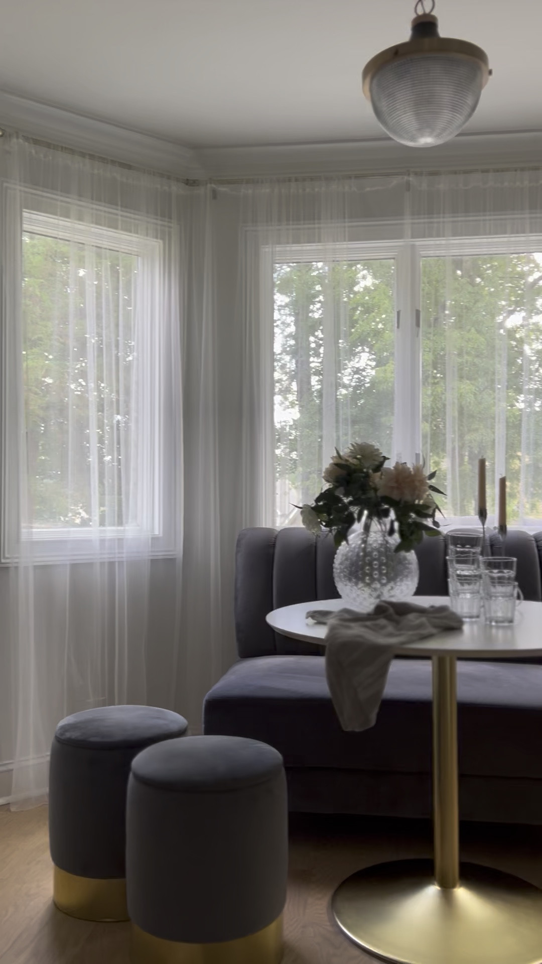 October mornings are best spent in a cozy breakfast nook, where the warmth of fall light from the bay window envelops you. Picture this: a steaming cup of pumpkin spice coffee and the soft glow of autumn-inspired candles. The scent of cinnamon and nutmeg lingers in the air, creating the perfect ambiance for crisp mornings and slow sips. It's not just a space; it's a seasonal embrace.  

 #LTKSeasonal #LTKHome #LTKSaleAlert