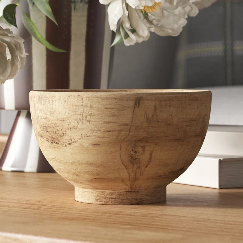 Pella Handmade Wood Decorative Bowl 1 | Wayfair North America