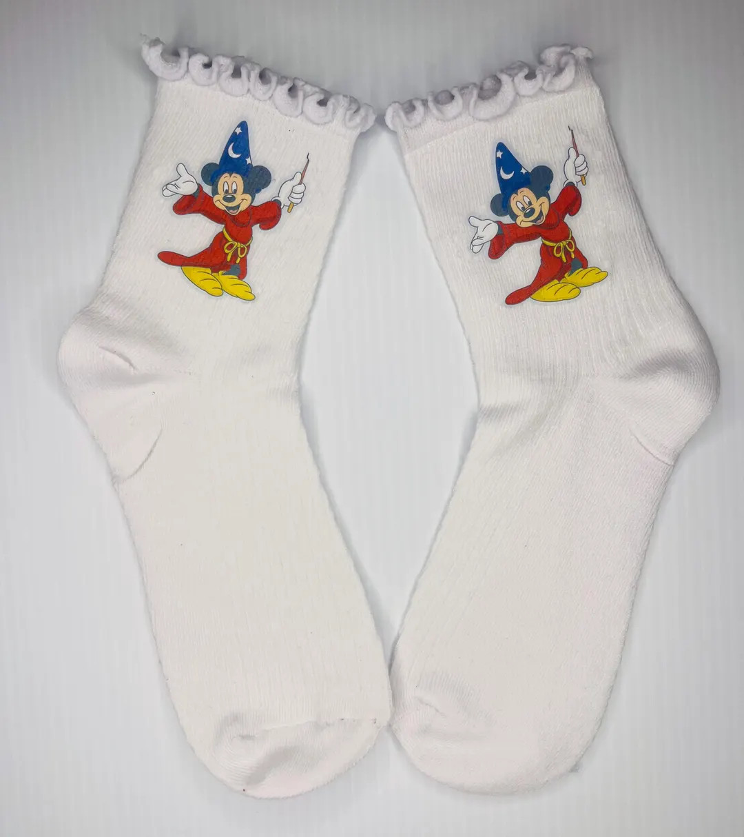 Sorcerer Mouse Ruffle Socks - Etsy | Etsy (US)