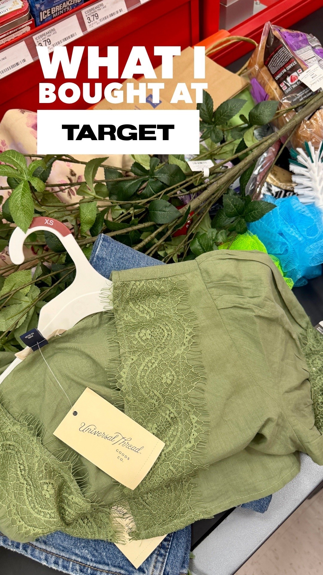 What I bought at Target…
Cute top, faux greenery, fav kitchen brush, snacks, toiletries, straight leg jeans, floral jeans, kids top.

#LTKdayinmylife #LTKmomlife #LTKHome