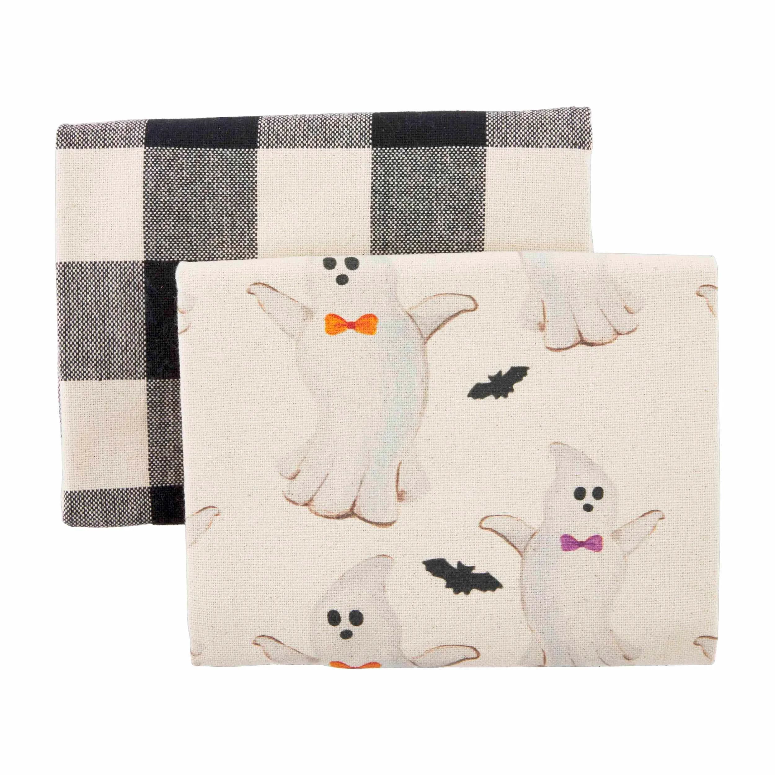 Ghost Dish Towel Set | Mud Pie (US)