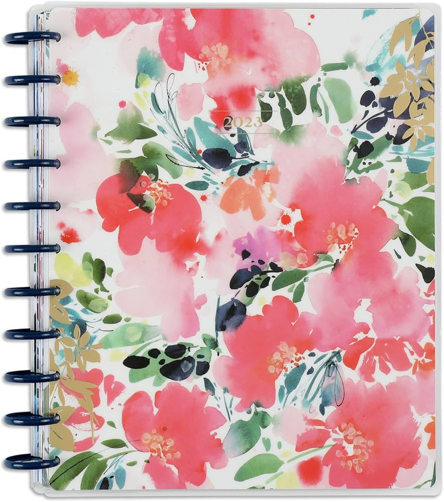 Happy Planner 2023 Daily Planner and Calendar, 12-Month Daily, Weekly, and Monthly Planner, Janua... | Amazon (US)