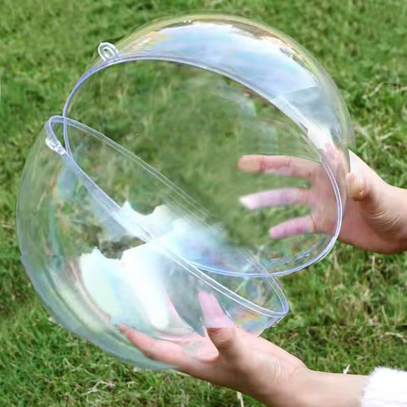 200mm/8inch Extra Large Clear Ball Ornaments, Big Fillable Christmas Balls Shatterproof Ornament ... | Amazon (US)