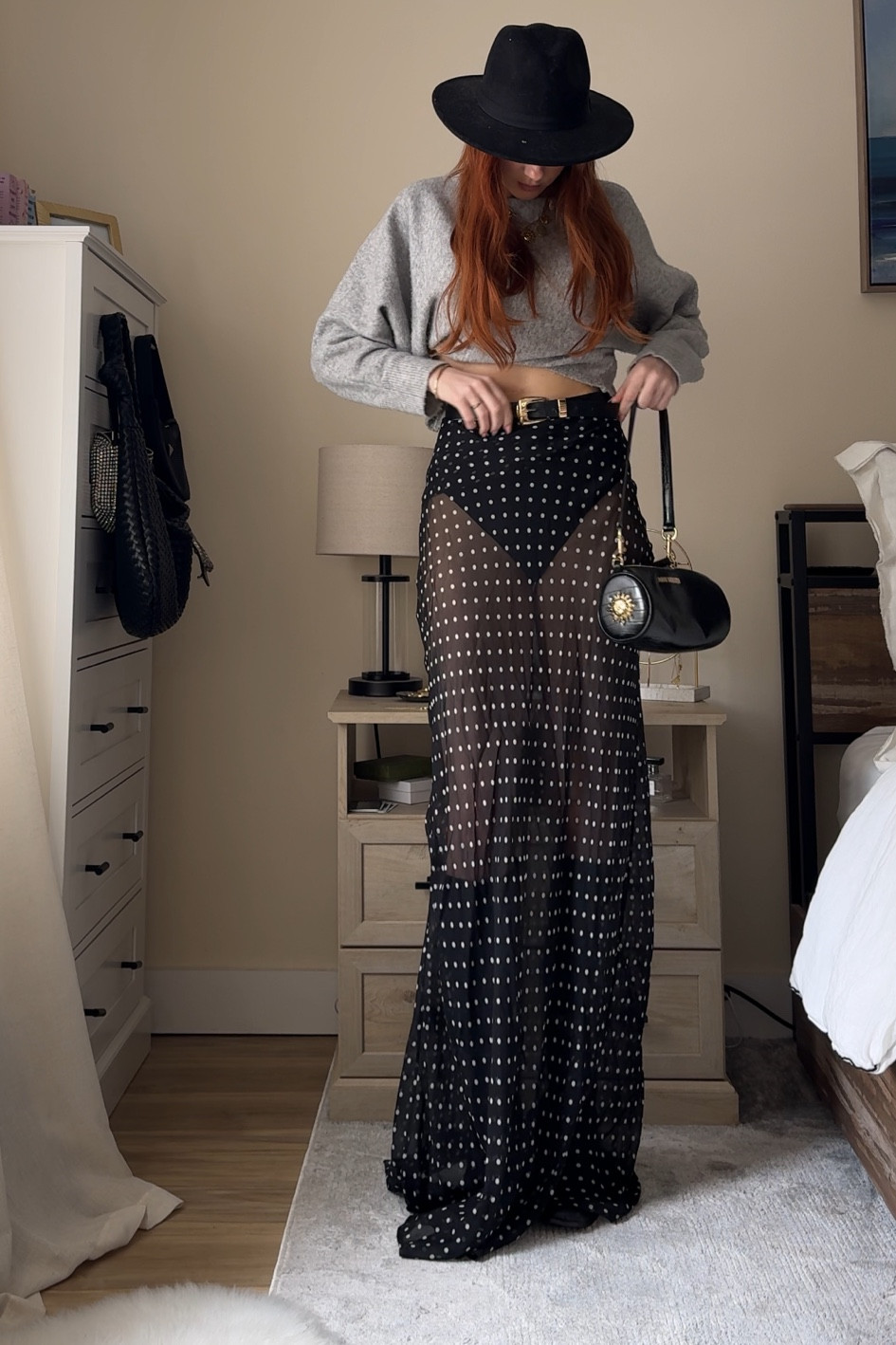 Sheer polkadot dress 🖤🤍

#LTKU #LTKBeauty #LTKStyleTip