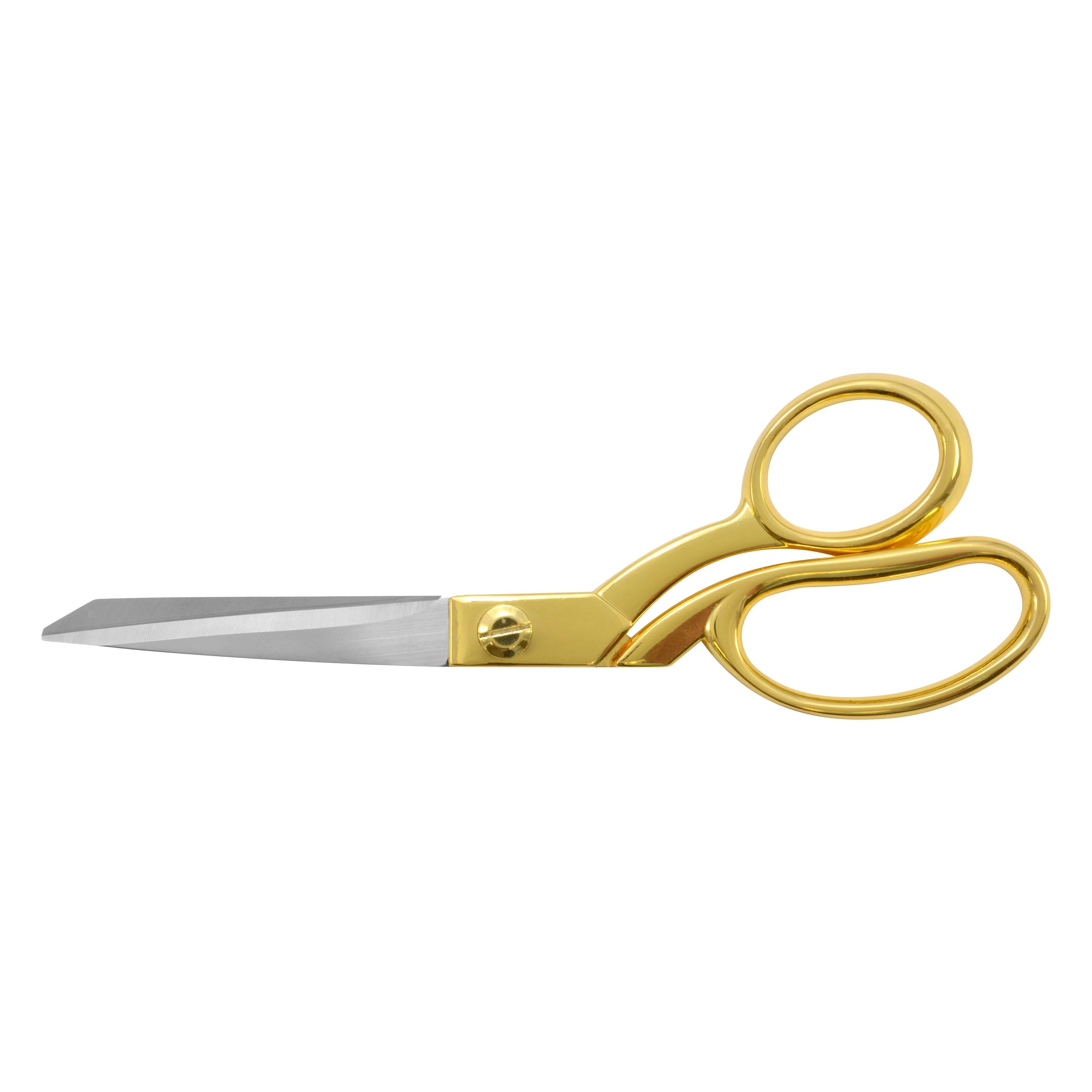 Westcott Fashion Scissors, 8", Stainless Steel, Bent, for Craft, Gold, 1-Count | Walmart (US)