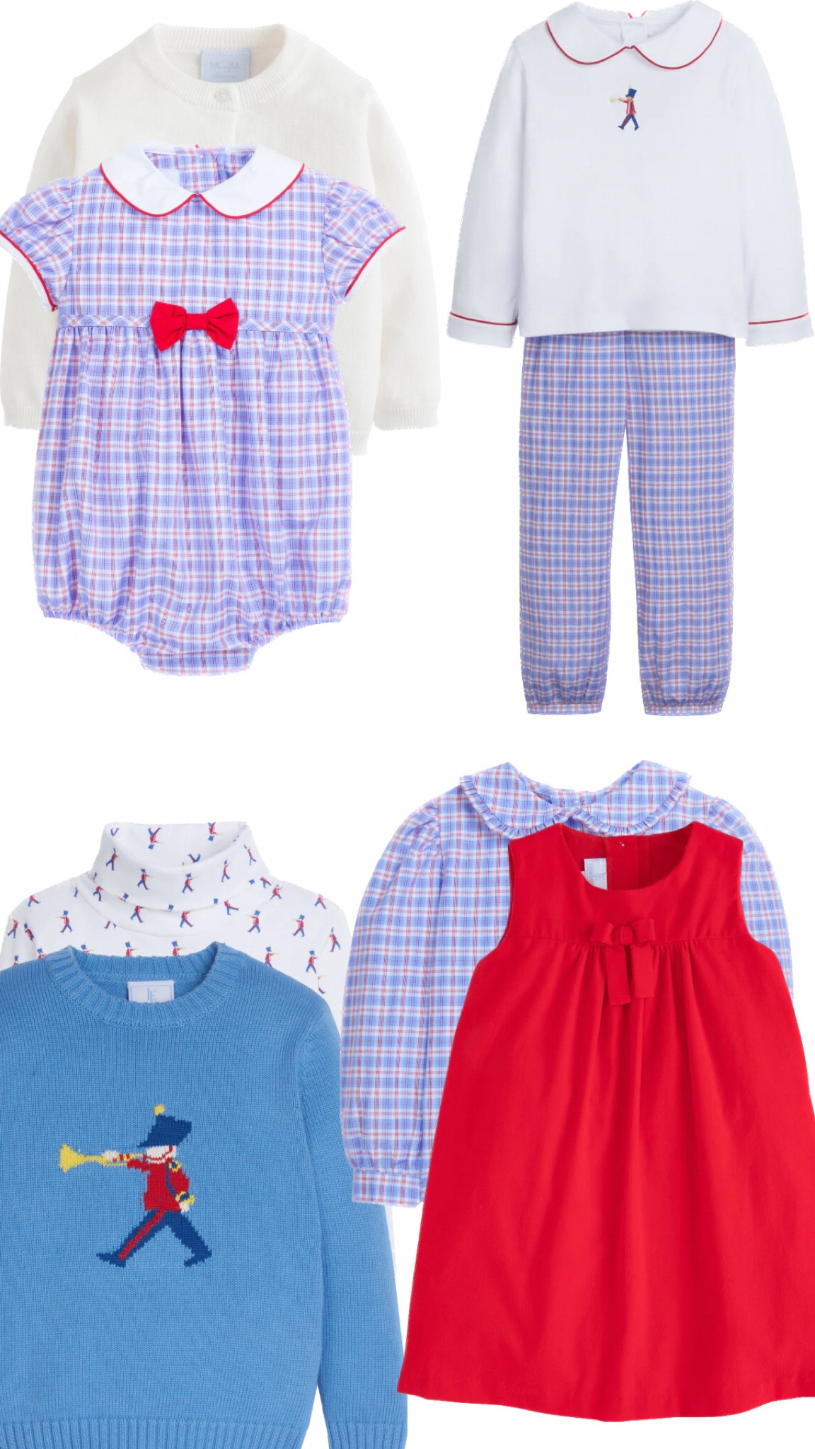 Our holiday picks for our children’s Christmas outfits. Black Friday sale 40% off. 🎉

Little English coordinating Christmas outfits with two boys and two girls. 💙❤️💙❤️

#LTKfamily #LTKHoliday #LTKsalealert