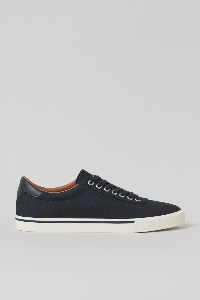 Cotton Canvas Sneakers | H&M (US + CA)