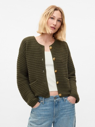 Textured Sweater Jacket | Gap (US)