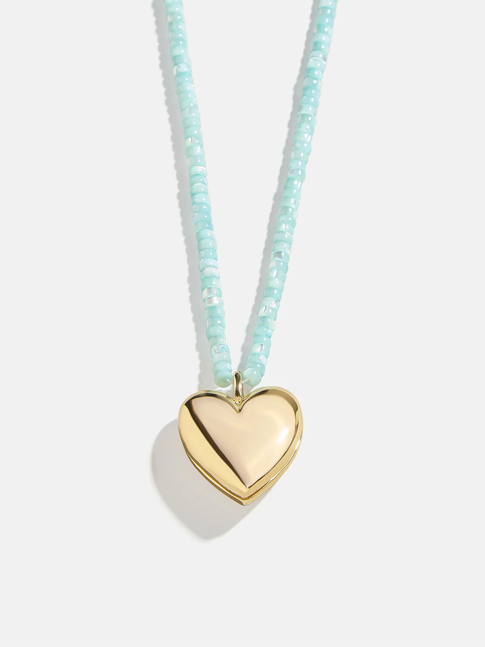 Millie Bubble Heart Necklace - Turquoise | BaubleBar