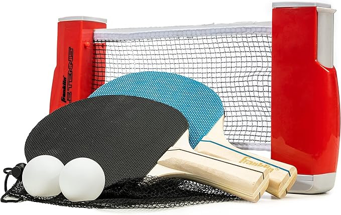Franklin Sports Table Tennis to Go Portable Ping Pong Set - Table Top Ping Pong Net + (2) Paddles... | Amazon (US)