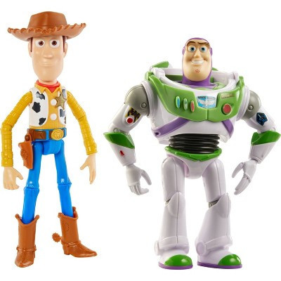 Pixar Toy Story Buzz and Woody 7" Pizza Planet Adventure Figure Set - 2pk | Target