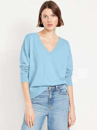 SoSoft Lite Loose V-Neck Sweater | Old Navy (US)