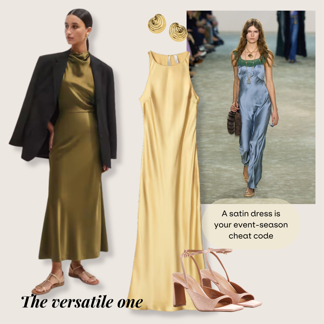 Need a dress that never lets you down? The Satin Dress: the dress that solves all your event problems without breaking a sweat (or your soul).⁠
⁠
Styling tips, outfit ideas, and zero panic now live in the latest newsletter.⁠ 

 #LTKwedding #LTKdresses #LTKstyletip