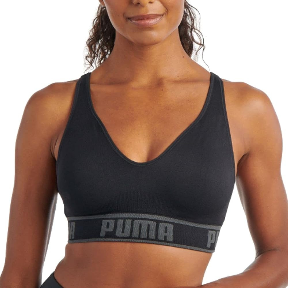 PUMA Women's Seamless Sports Bra | Amazon (US)