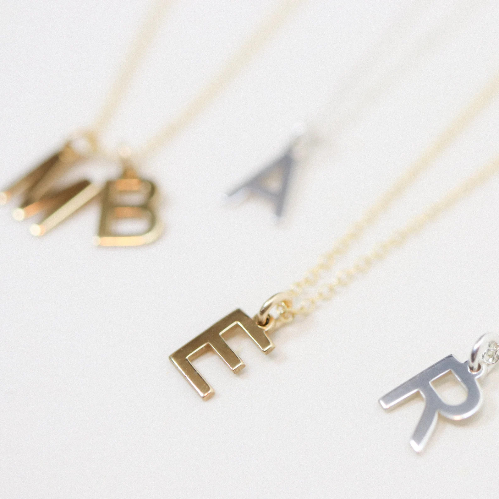 Tiny Initial Necklace - Tiny Letter Necklace - Dainty Letter Necklace - Bridesmaids Gift - Mother... | Etsy (US)