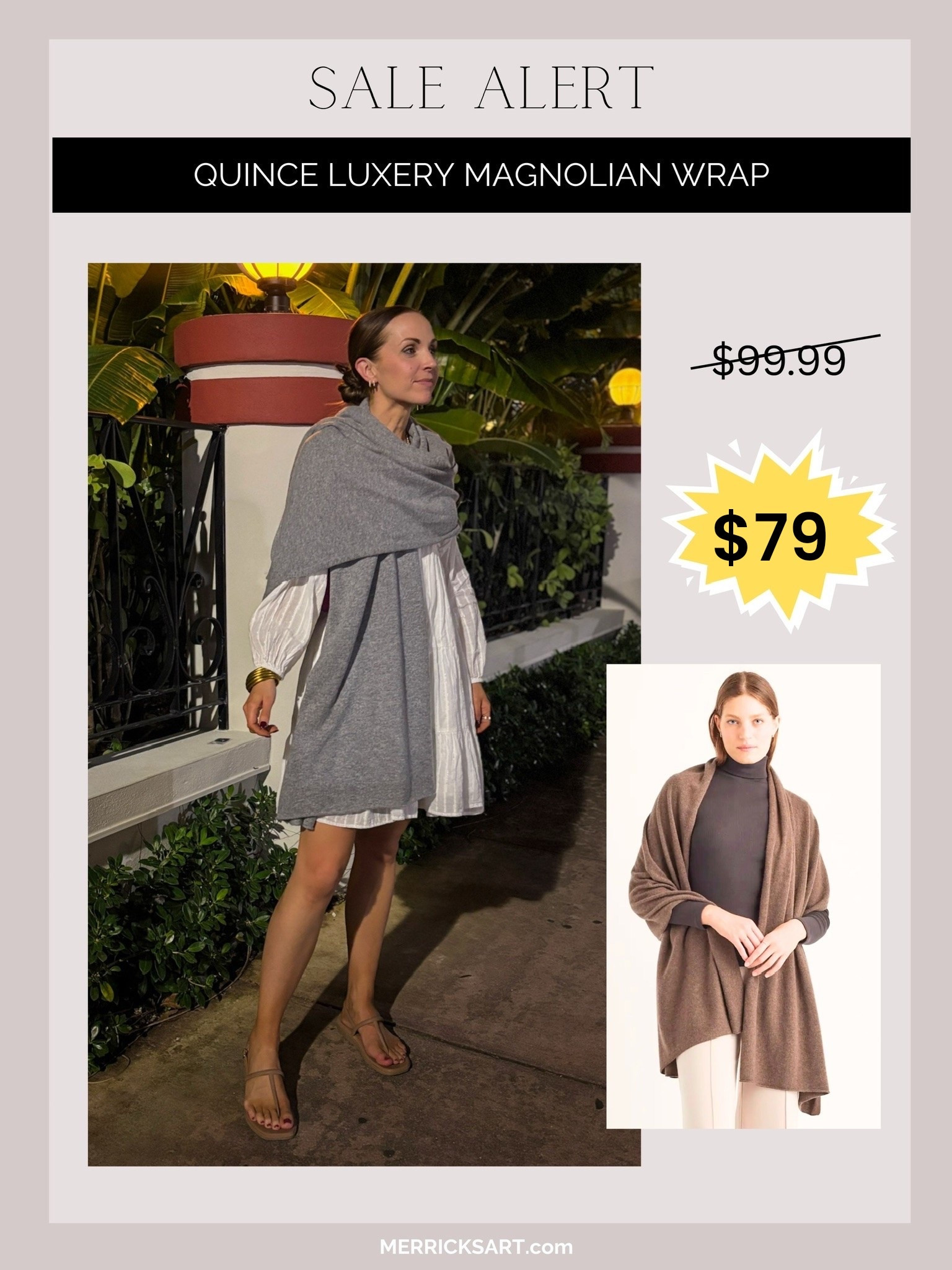 @quince one day sale includes the cashmere wrap I travel with! 

#LTKFindsUnder100 #LTKSaleAlert
