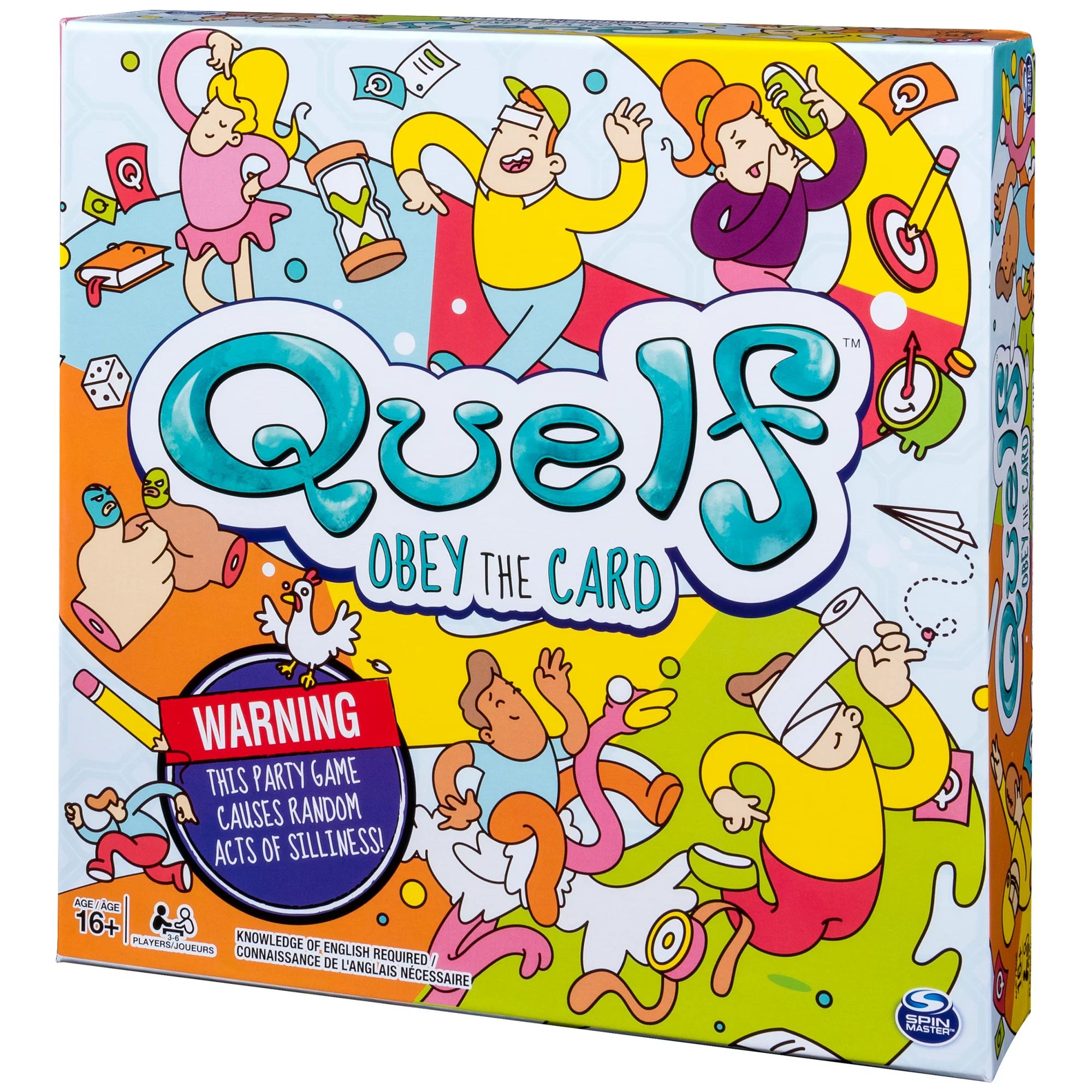 Spin Master Quelf Board Game: Party Game for Teens and Adults -Obey the Cards to Win Family Game ... | Walmart (US)