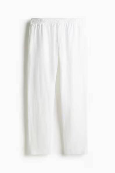 H & M - Leinenhose in Regular Fit - Weiß - Herren | H&M (DE, AT, CH, NL, FI)