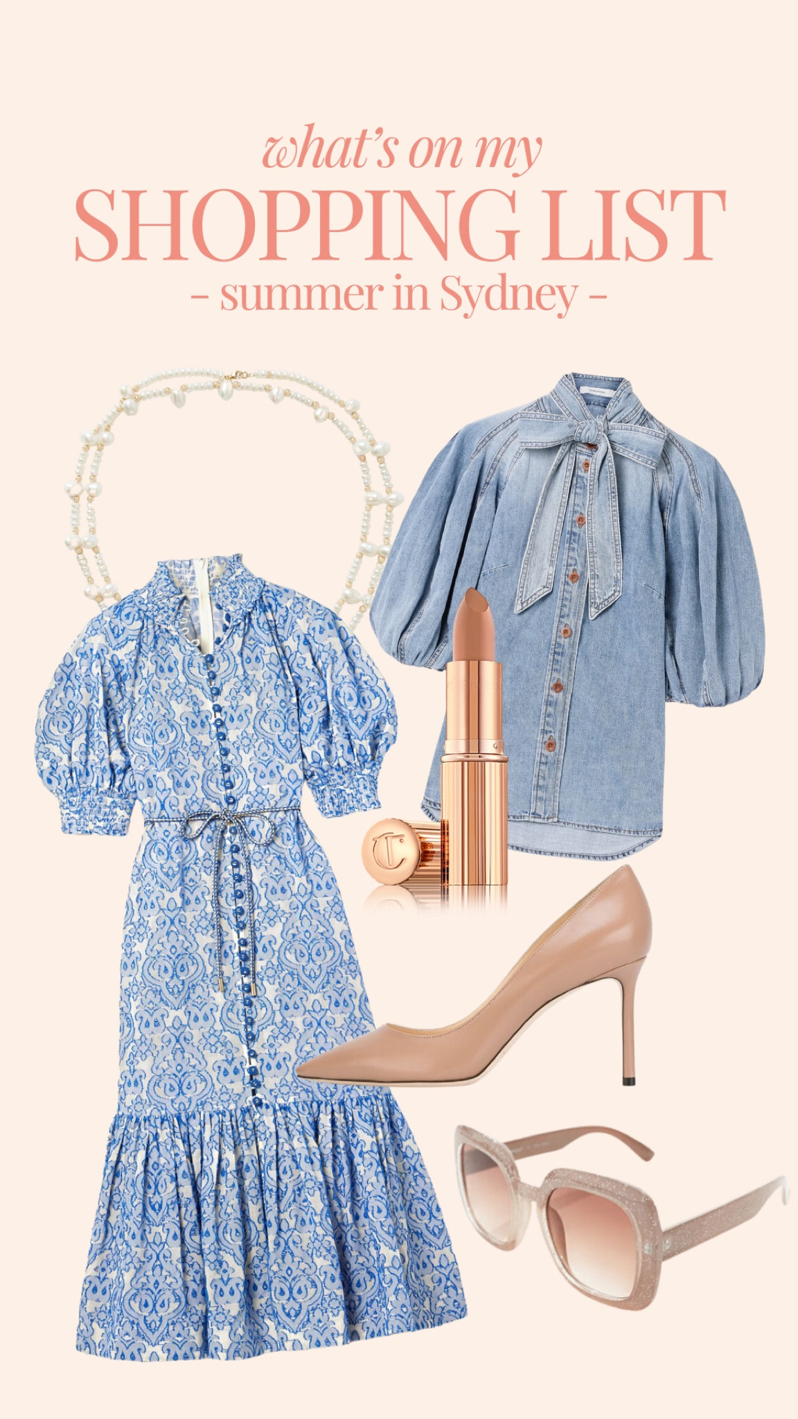 What’s on my shopping list: Sydney summer edition ☀️ Counting down the days til I’m back in beautiful Sydney (and online shopping in preparation 🤭) 

#LTKaustralia #LTKsummer #LTKsale