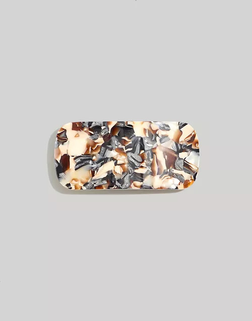 Marbled Chunky Barrette | Madewell