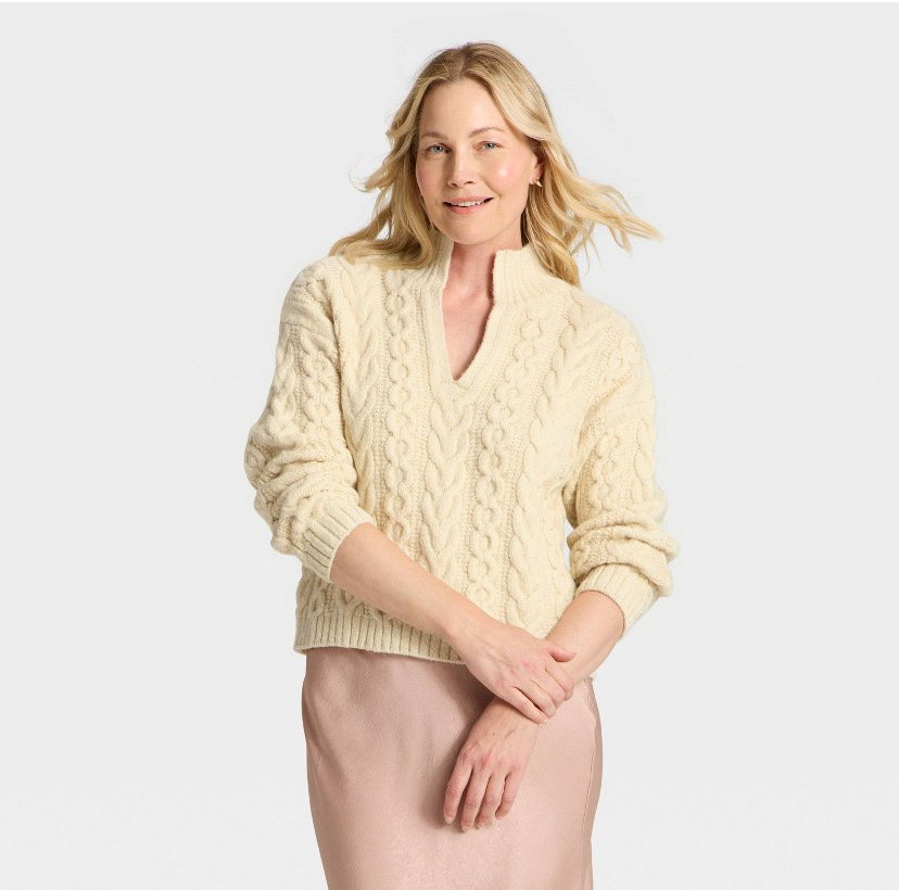 I really like the luxurious cable knit design of this sweater, it also comes in cream. 


#winteroutfit #target #salefinds #collaredsweater #sweater 
 

#LTKU #LTKOver40 #LTKWorkwear #LTKU #LTKFindsUnder50