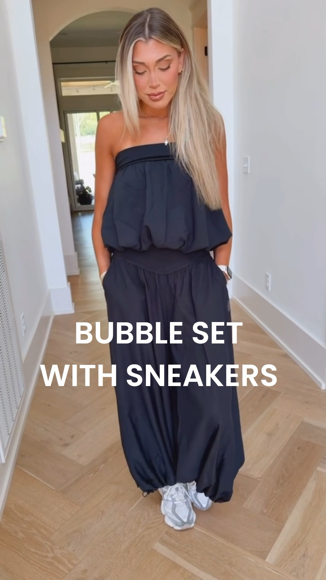 This is one of those outfits you might scroll right past online, but in person? So cute. Bubble sets are trending for summer and I love that this set works for both moms and daughters, with sneakers or sandals! 

@fpmovement #fpmovementpartner

#LTKootd #LTKgrwm
