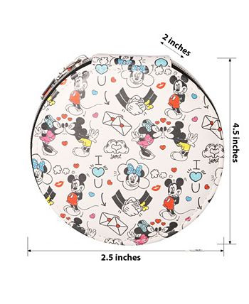 Mickey & Minnie White Round Jewelry Case | Macys (US)