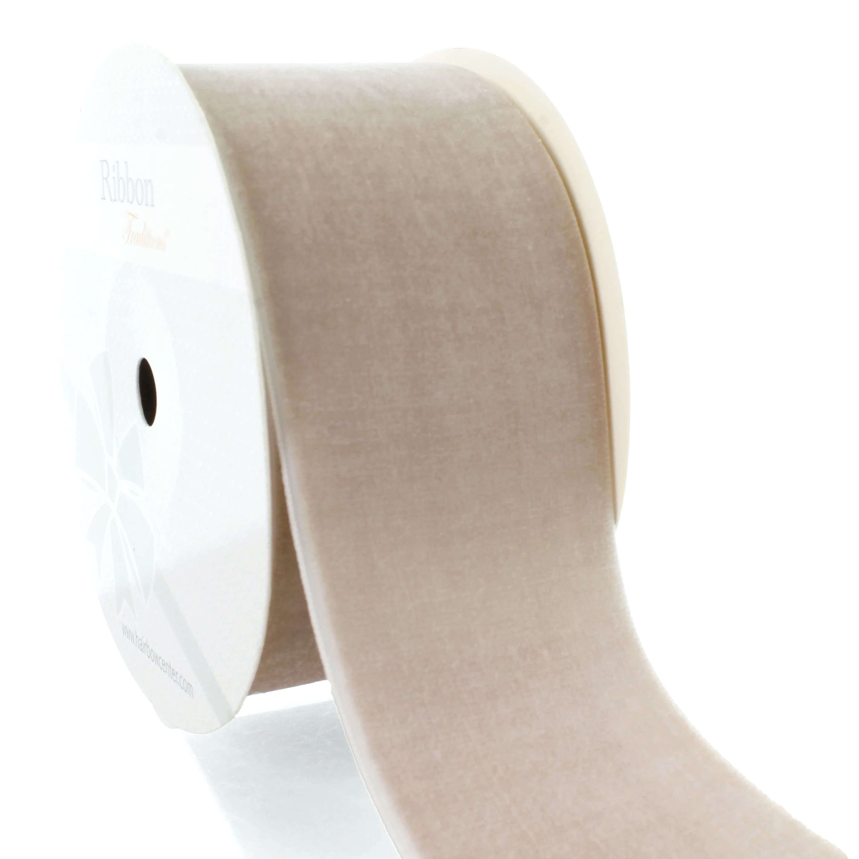 HBC 2" Velvet Ribbon 823 Taupe - 5 Yards - Walmart.com | Walmart (US)