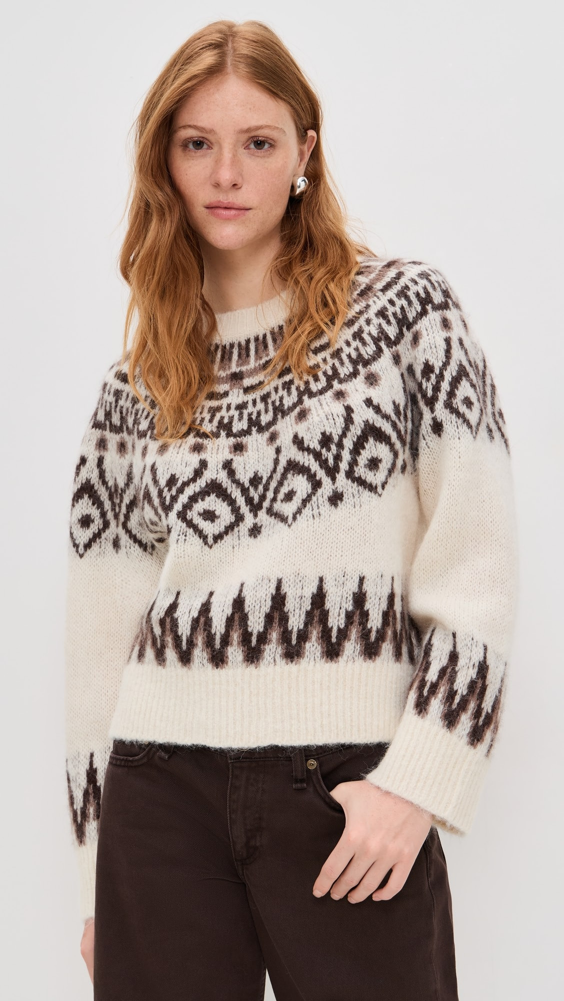 Fair Isle Boxy Sweater | Shopbop