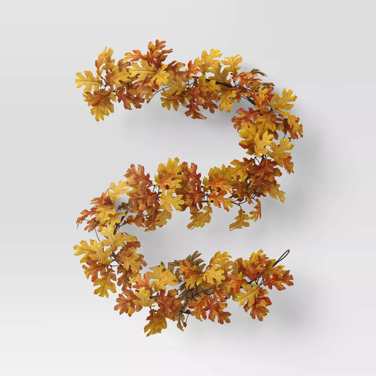 Fall Oak Leaf Artificial Garland - Threshold™ | Target